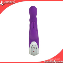 2015 Female Sex Toy Silicone Jack Rabbit Vibrator (DYAST303)